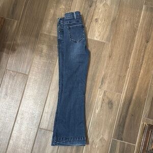 Cowgirl Tuff Blue Denim Jeans little girls size 9 bootcut/trouser